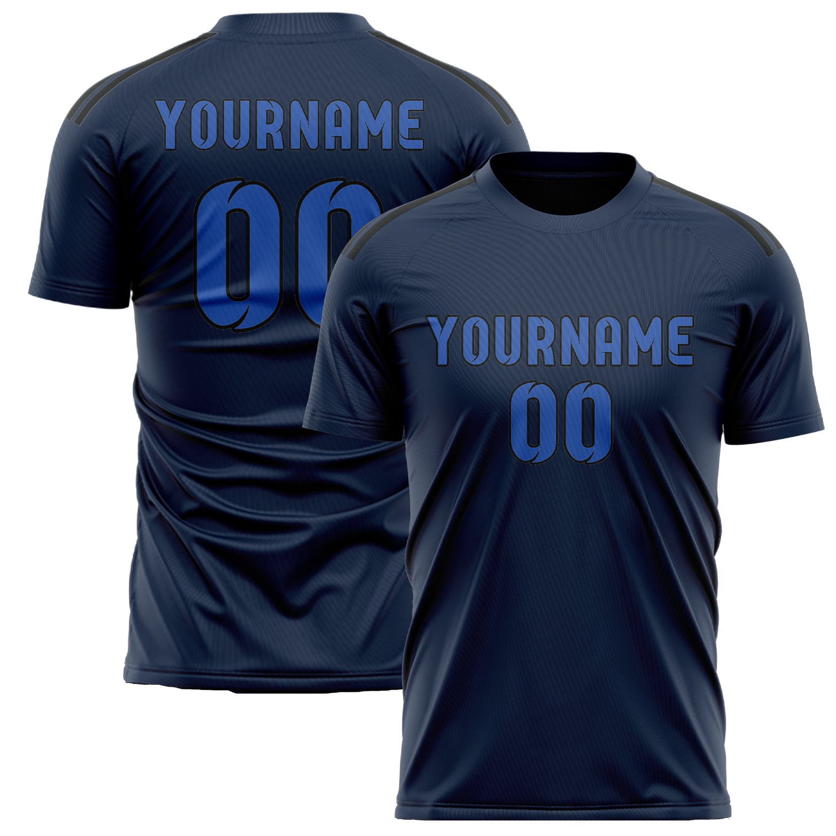 Maillot de football personnalisé bleu ciel