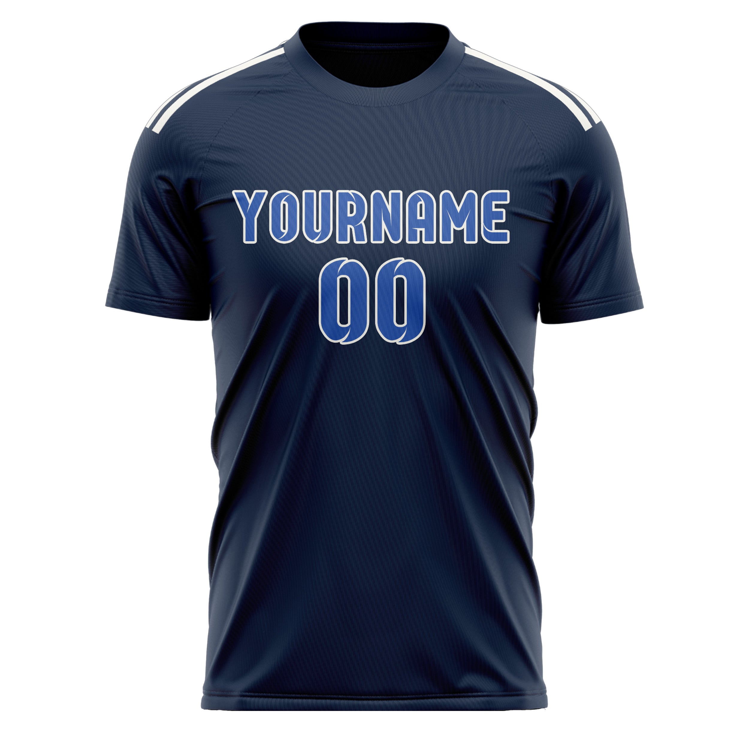 Maillot de football personnalisé bleu ciel