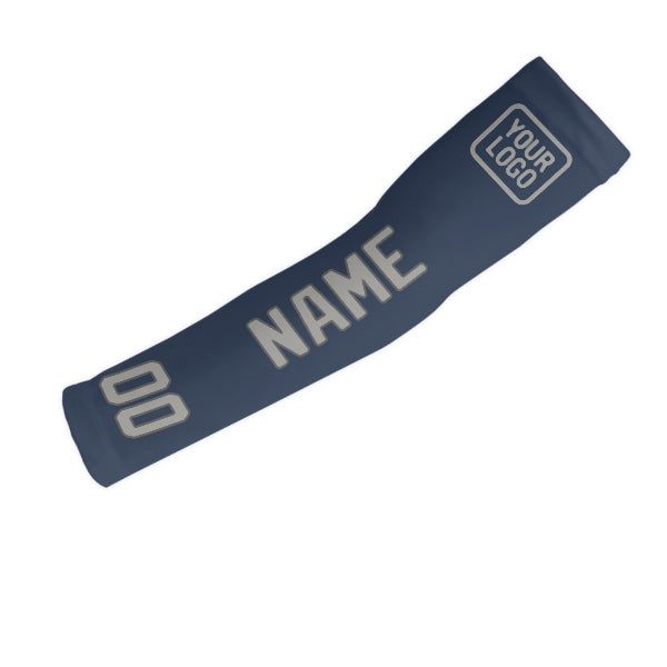 Manchon de bras personnalisé bleu-gris