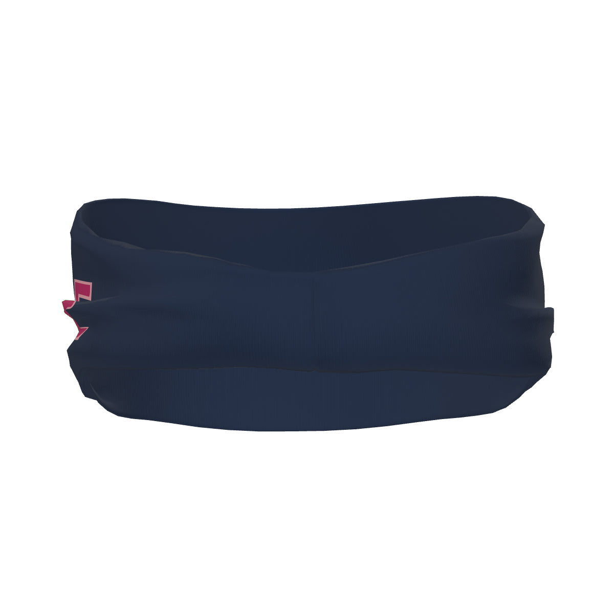 Bandeau de sport personnalisé bleu et rose