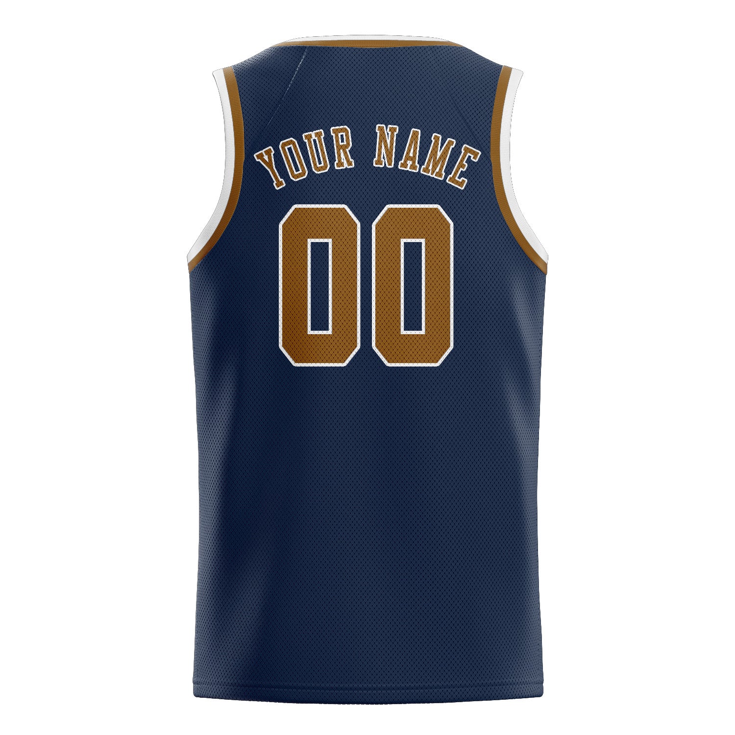Maillot de basketball personnalisé bleu kaki
