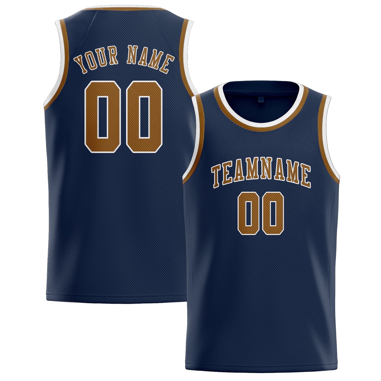Maillot de basketball personnalisé bleu kaki