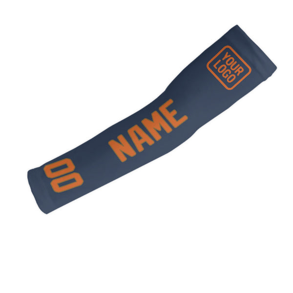 Manchon personnalisé bleu orange