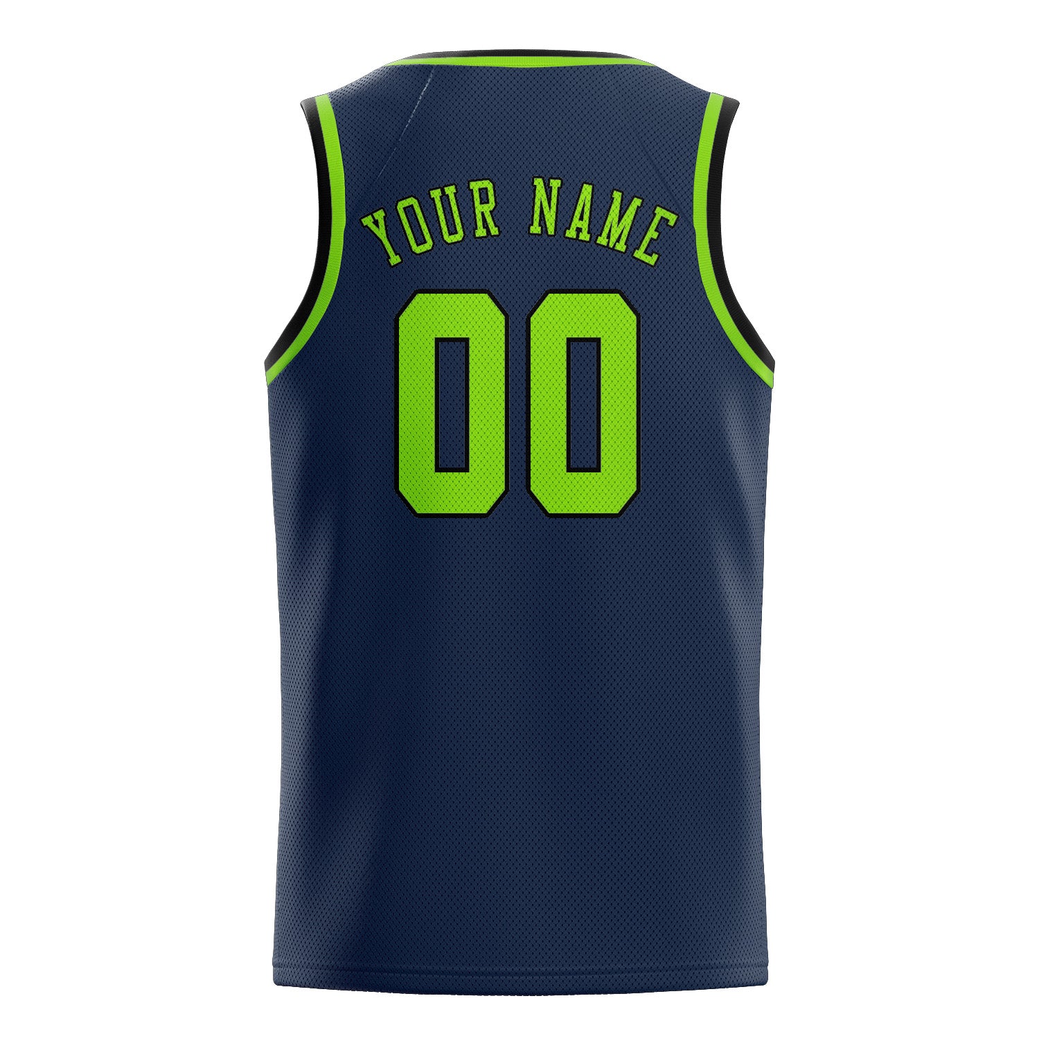 Maillot de basketball personnalisé bleu émeraude et vert émeraude