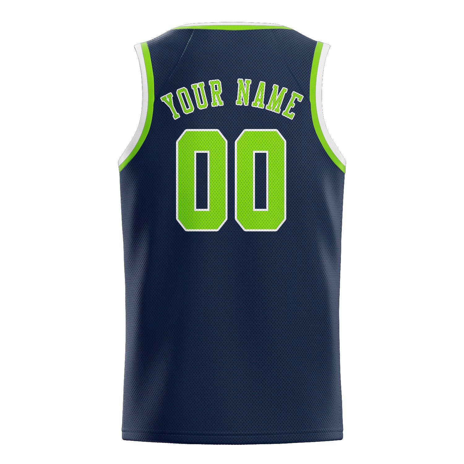 Maillot de basketball personnalisé bleu émeraude et vert émeraude