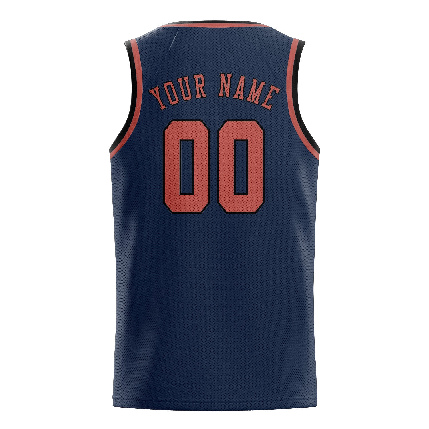 Maillot de basketball personnalisé Blue Copper Rose