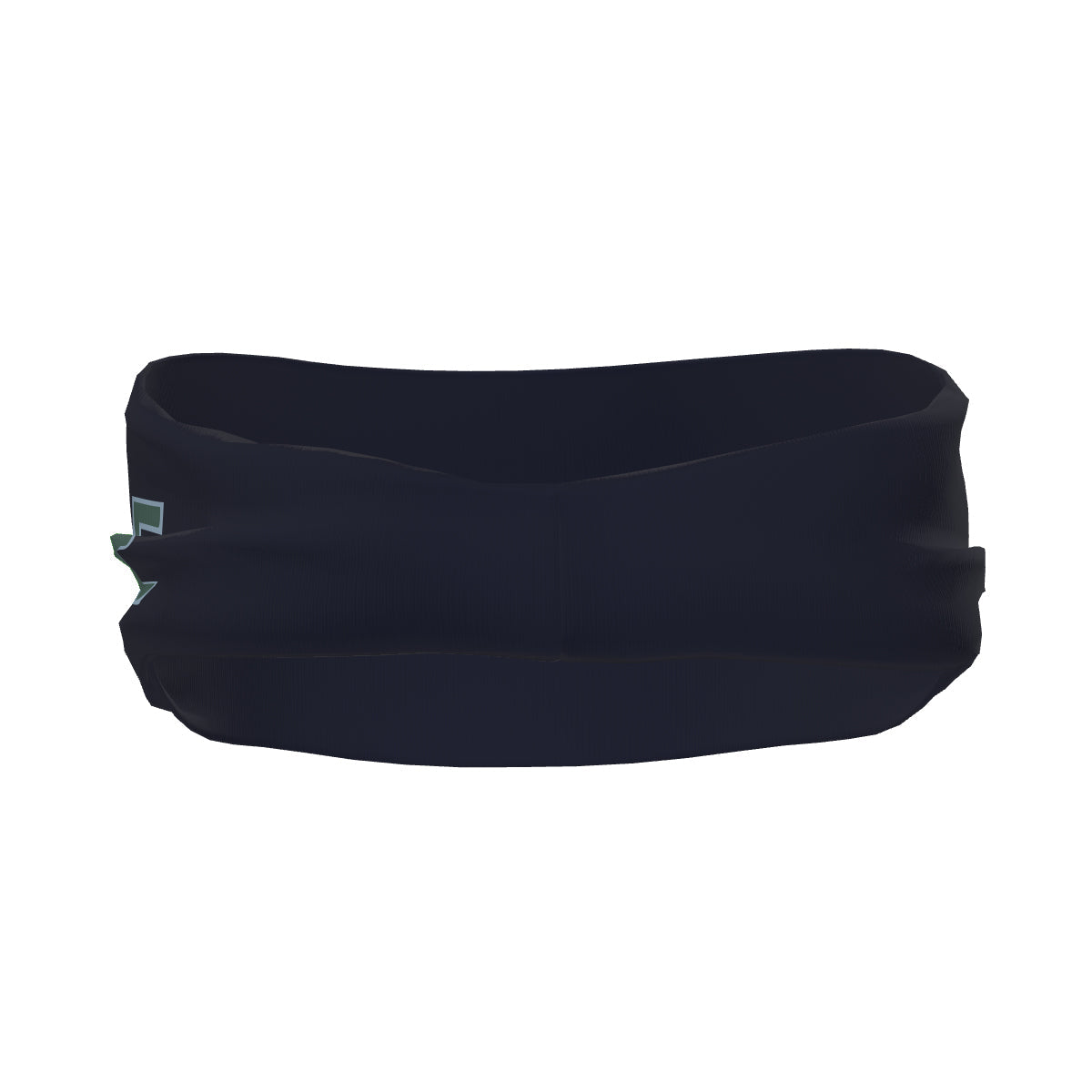 Bandeau de sport personnalisé bleu marine et vert