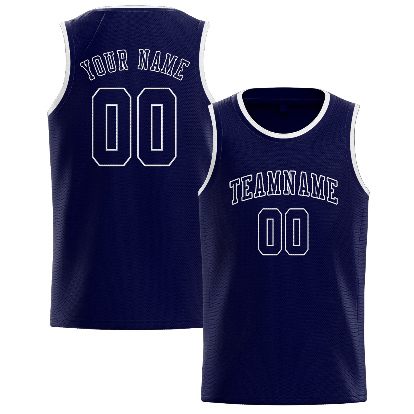 Maillot de basketball personnalisé de la marine
