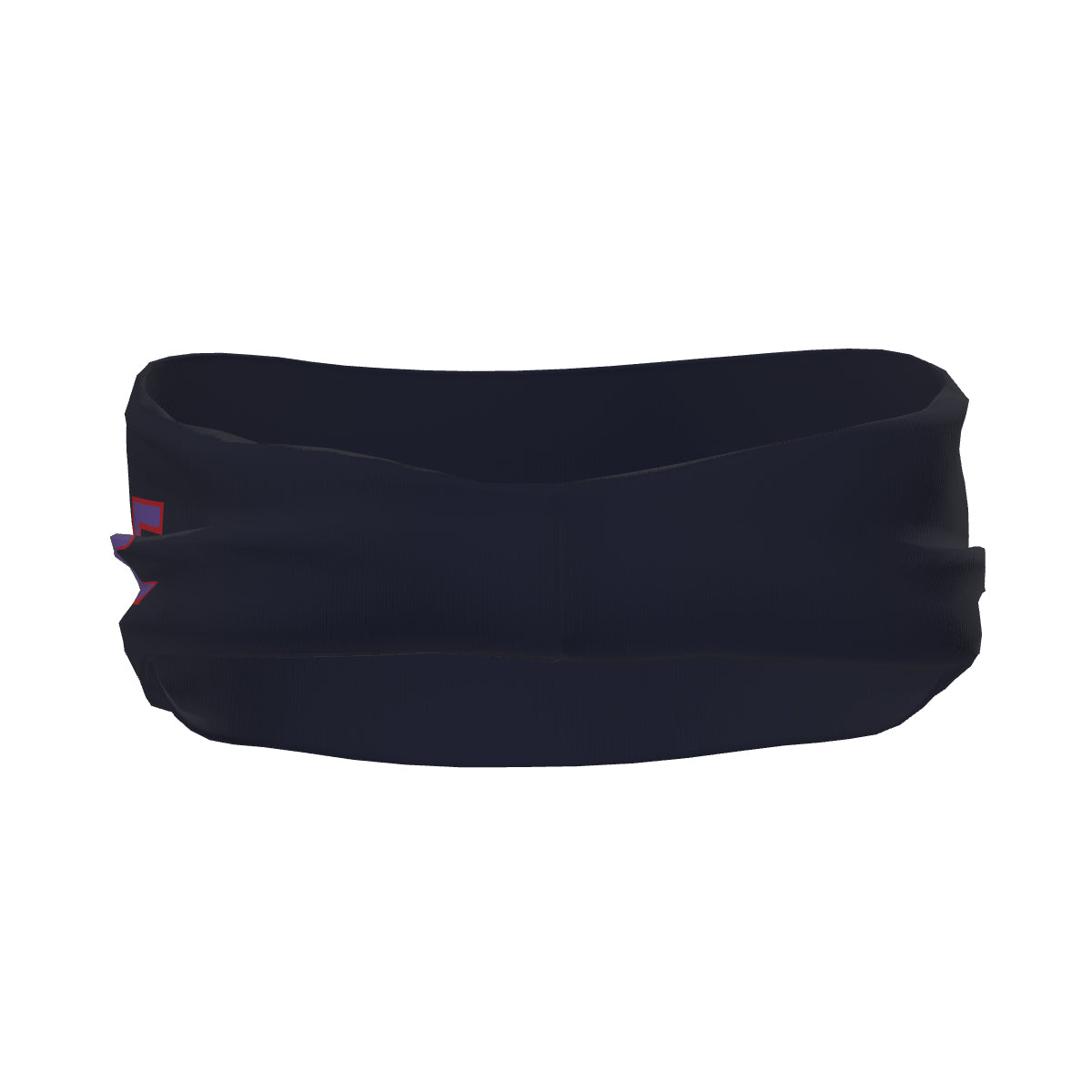 Bandeau de sport personnalisé bleu marine et violet clair