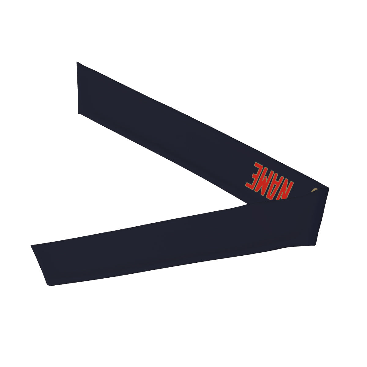 Custom Navy Orange Red Headband