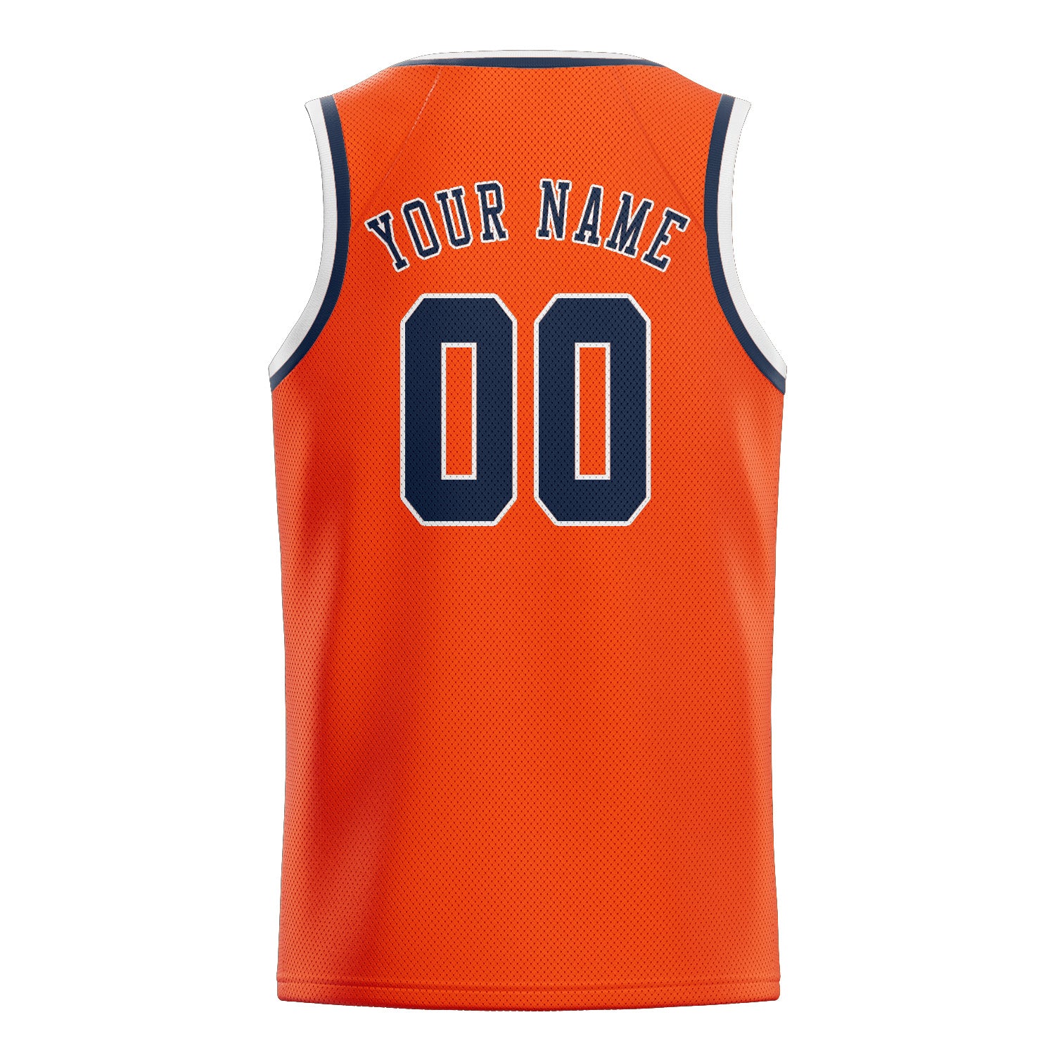 Maillot de basketball personnalisé orange, rouge et bleu
