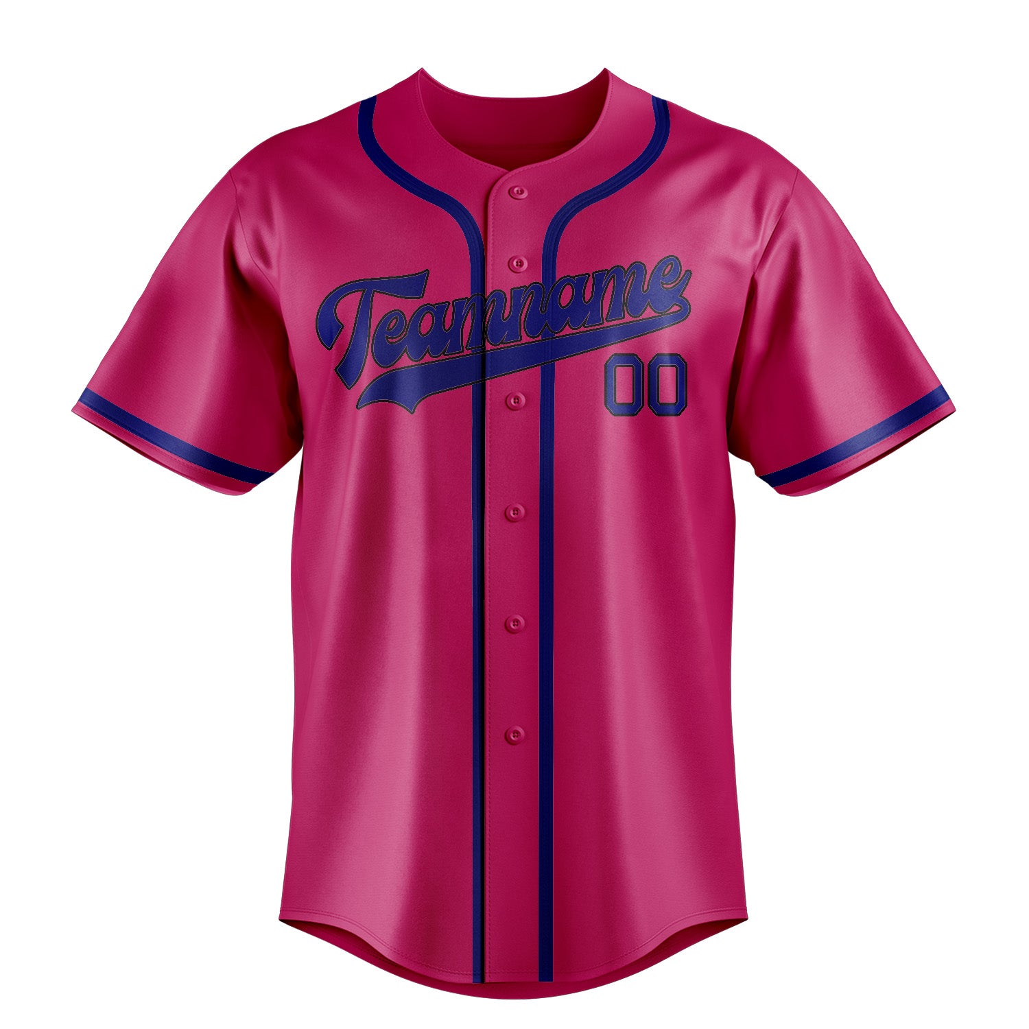 Maillot de baseball personnalisé rose et bleu ciel