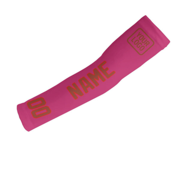 Manchon personnalisé rose corail rouge