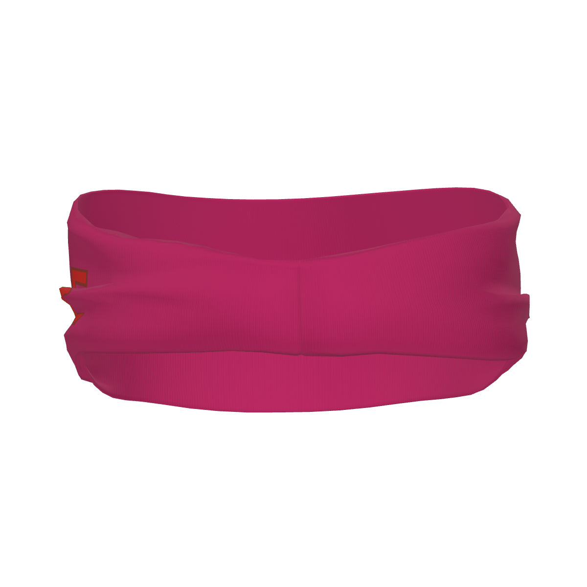 Bandeau de sport personnalisé rose, orange et rouge