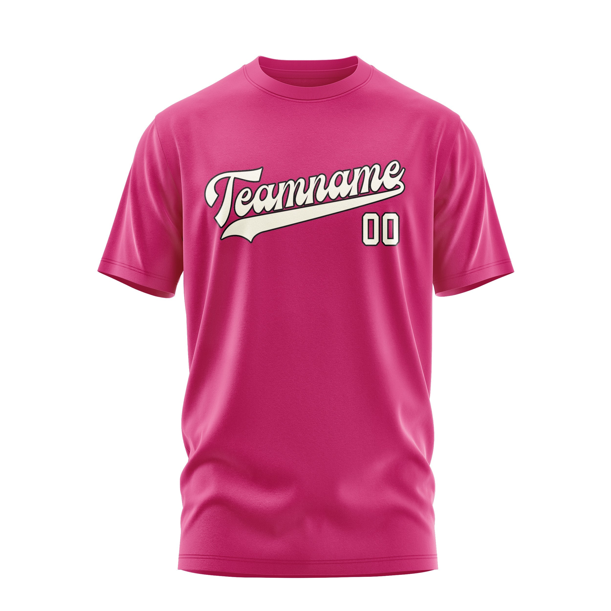 T-shirt rose crème personnalisé