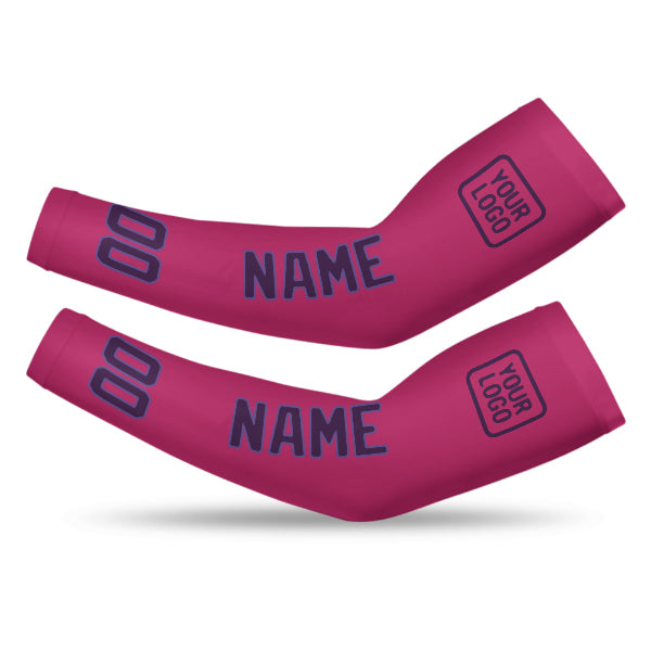 Manchon personnalisé rose et violet