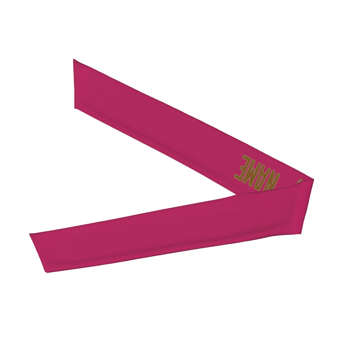 Bandeau rose kaki personnalisé
