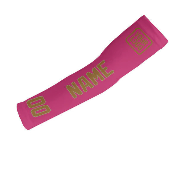 Manchon de bras rose kaki personnalisé
