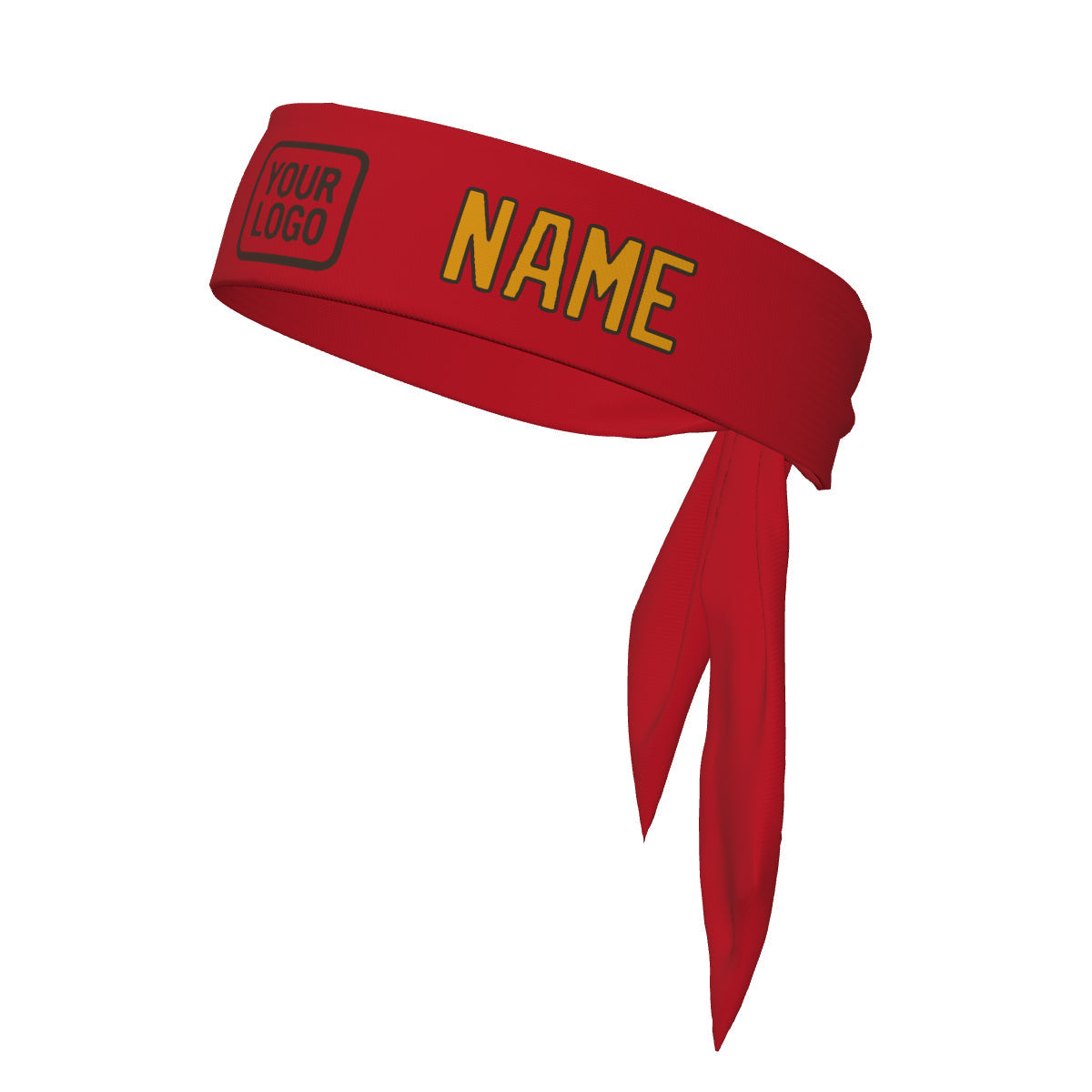 Custom Red Yellow Headband