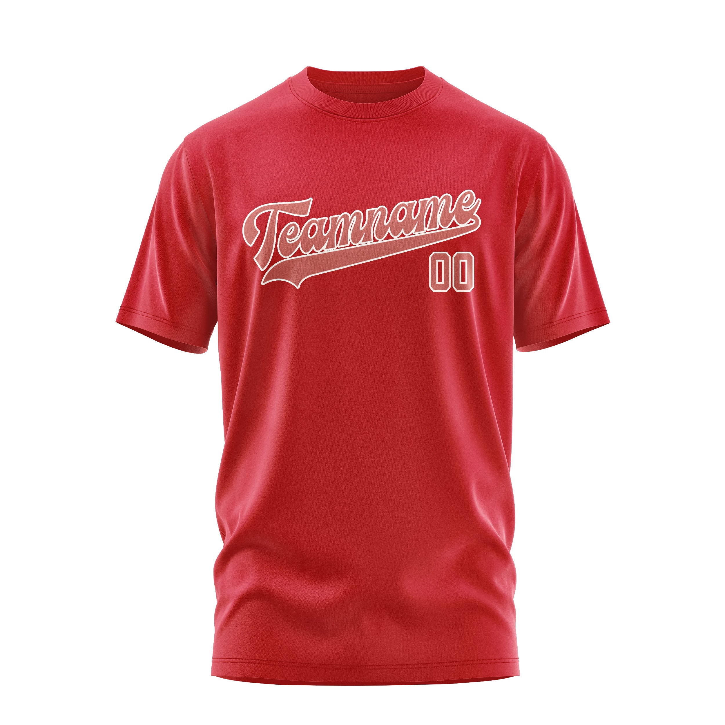 T-shirt personnalisé rose rouge cuivrée