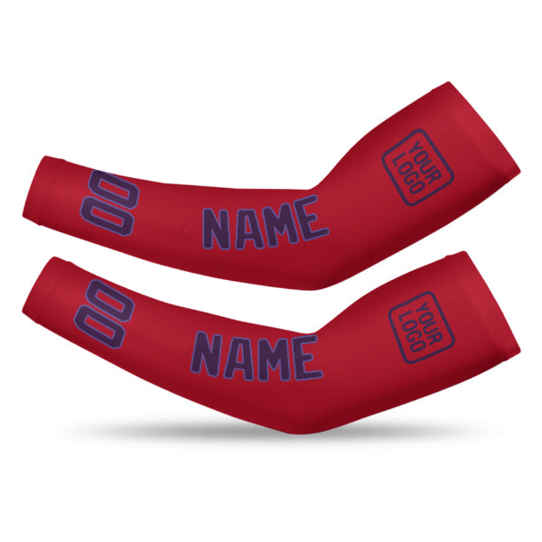 Custom Red Purple Arm Sleeve