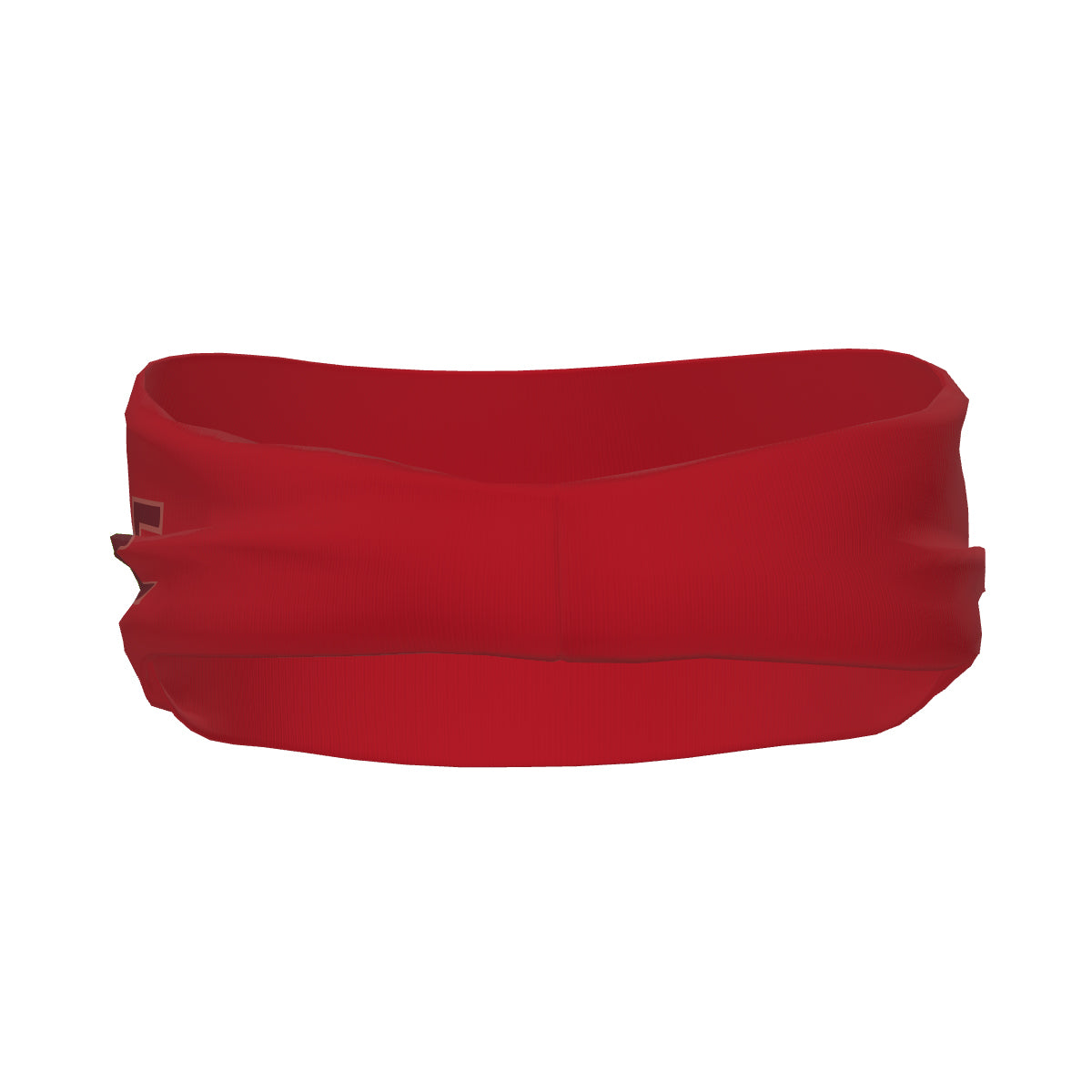Bandeau de sport rouge cramoisi personnalisé