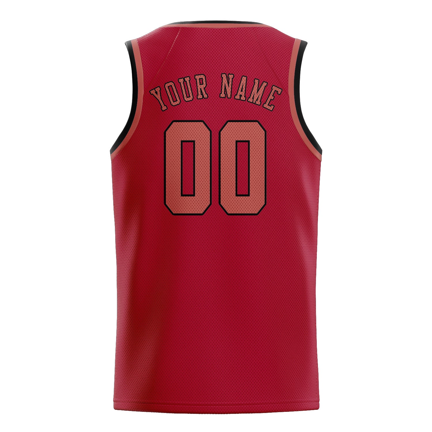 Maillot de basketball personnalisé Red Copper Rose