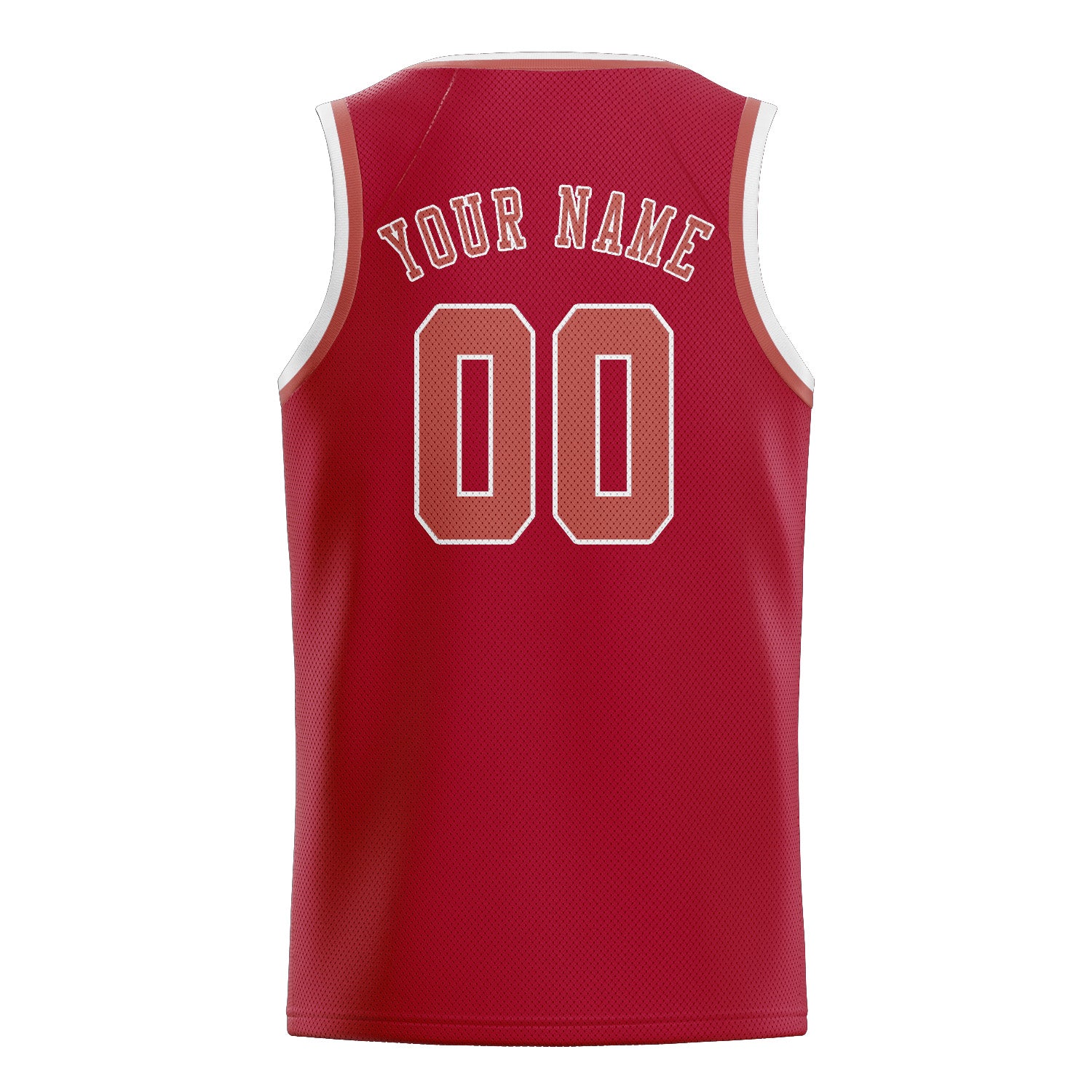 Maillot de basketball personnalisé Red Copper Rose
