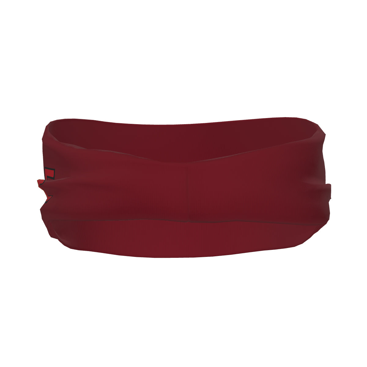 Bandeau de sport rouge cramoisi personnalisé