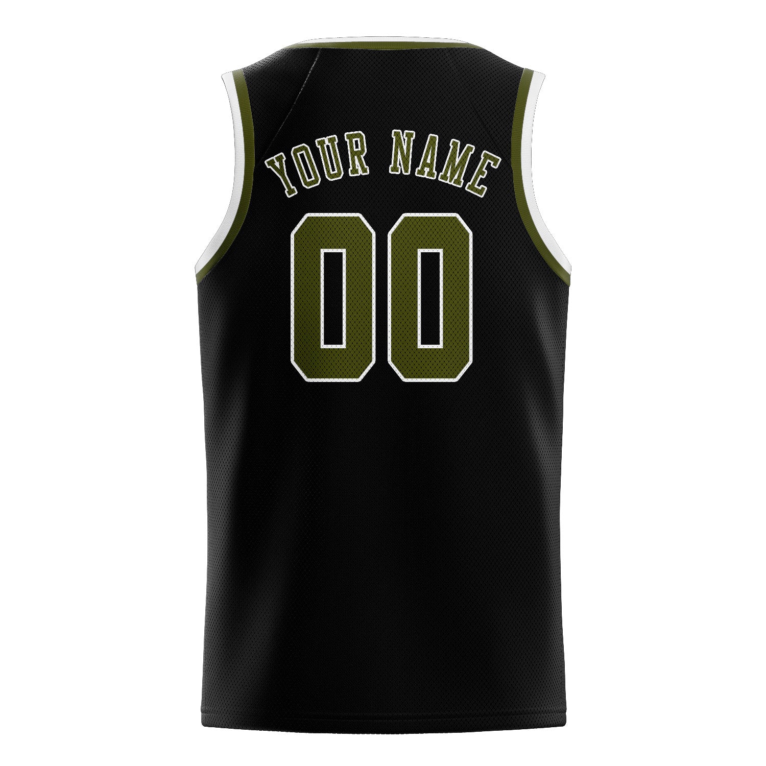 Maillot de basketball personnalisé Black Olive