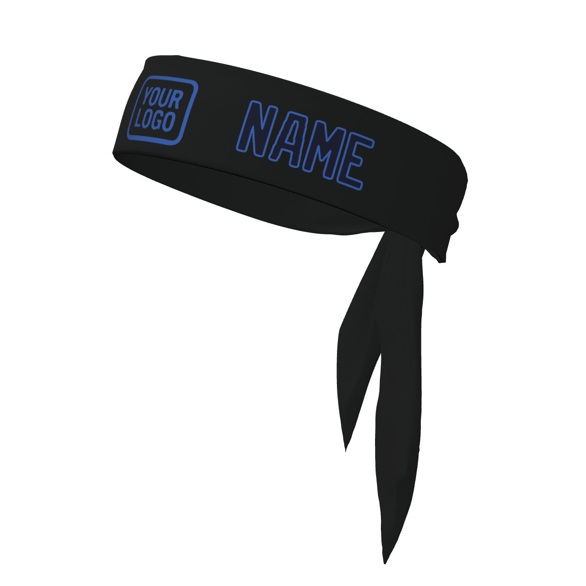 Bandeau personnalisé noir et marine
