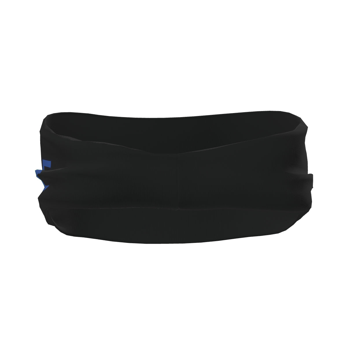 Bandeau de sport personnalisé noir et bleu ciel