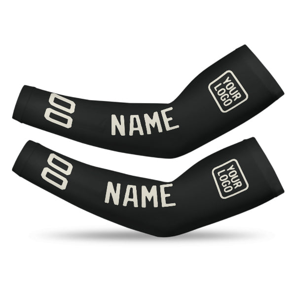 Manchon de bras personnalisé noir crème
