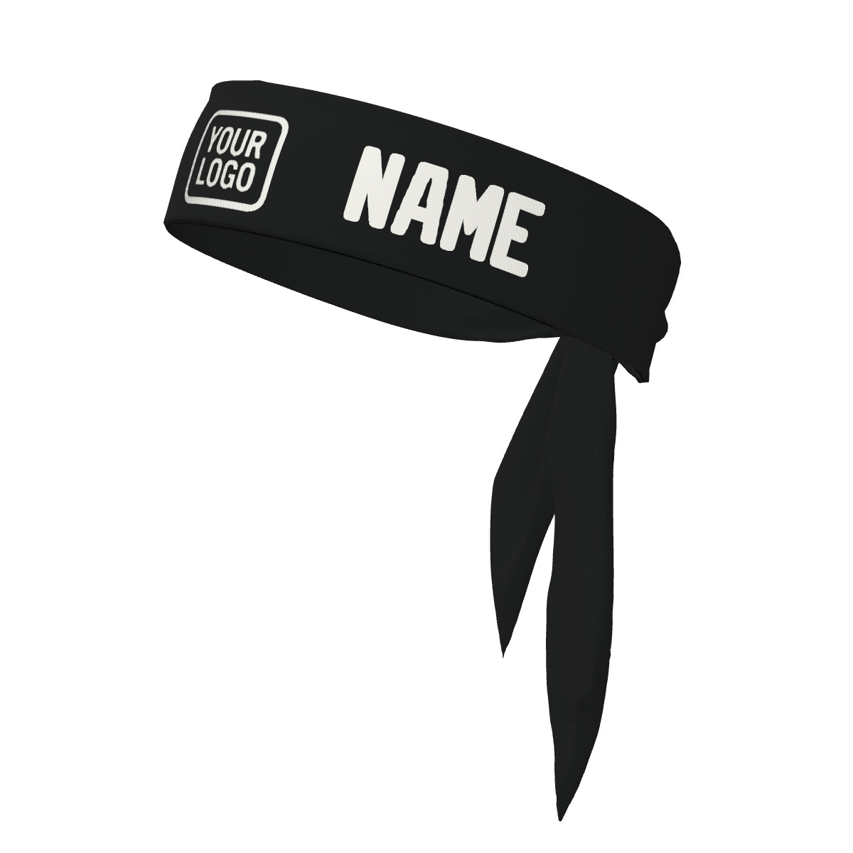 Bandeau personnalisé noir et blanc