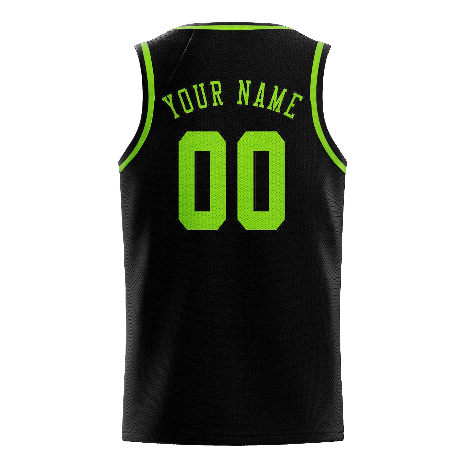 Maillot de basketball personnalisé noir et vert émeraude