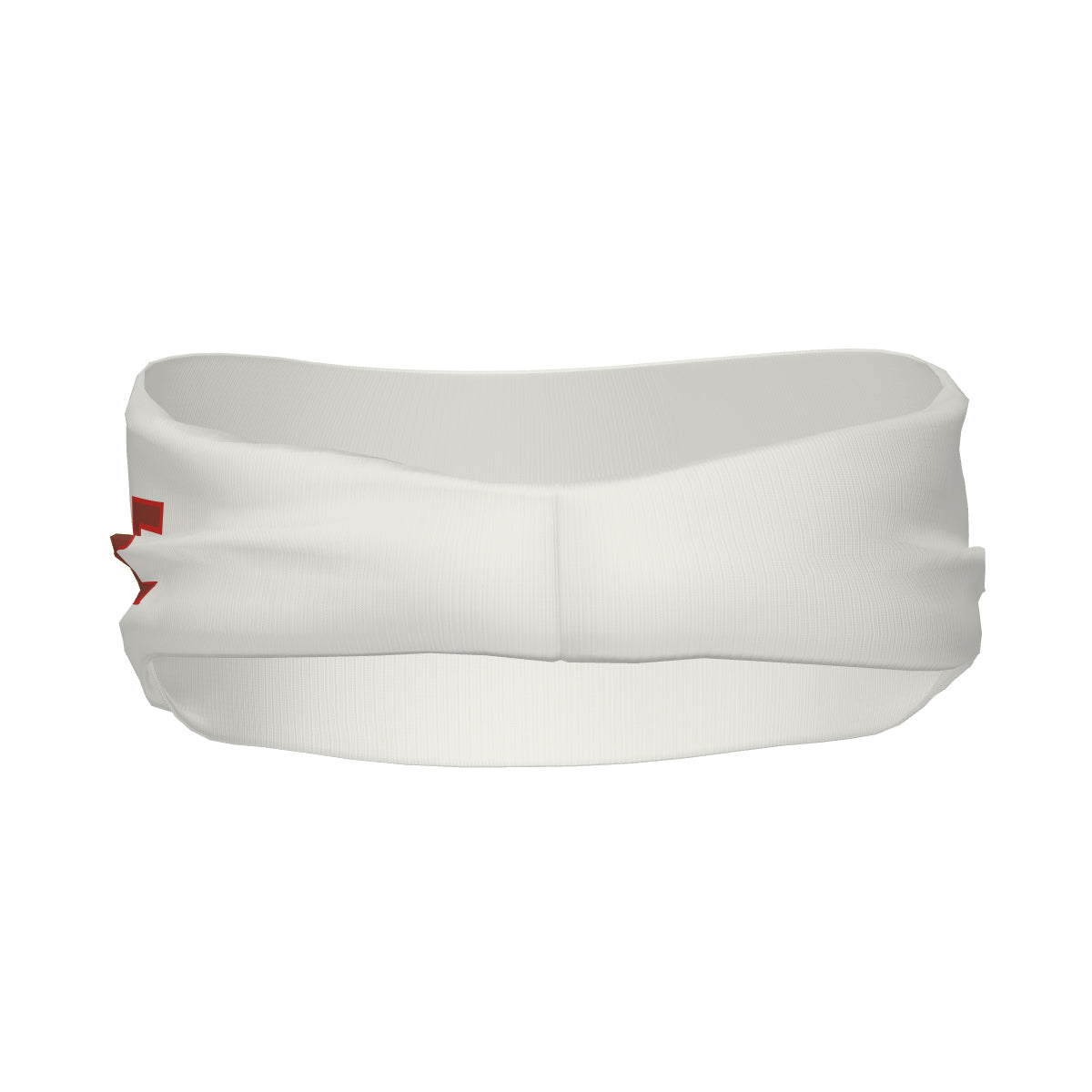 Custom White Coral Red Sports headband