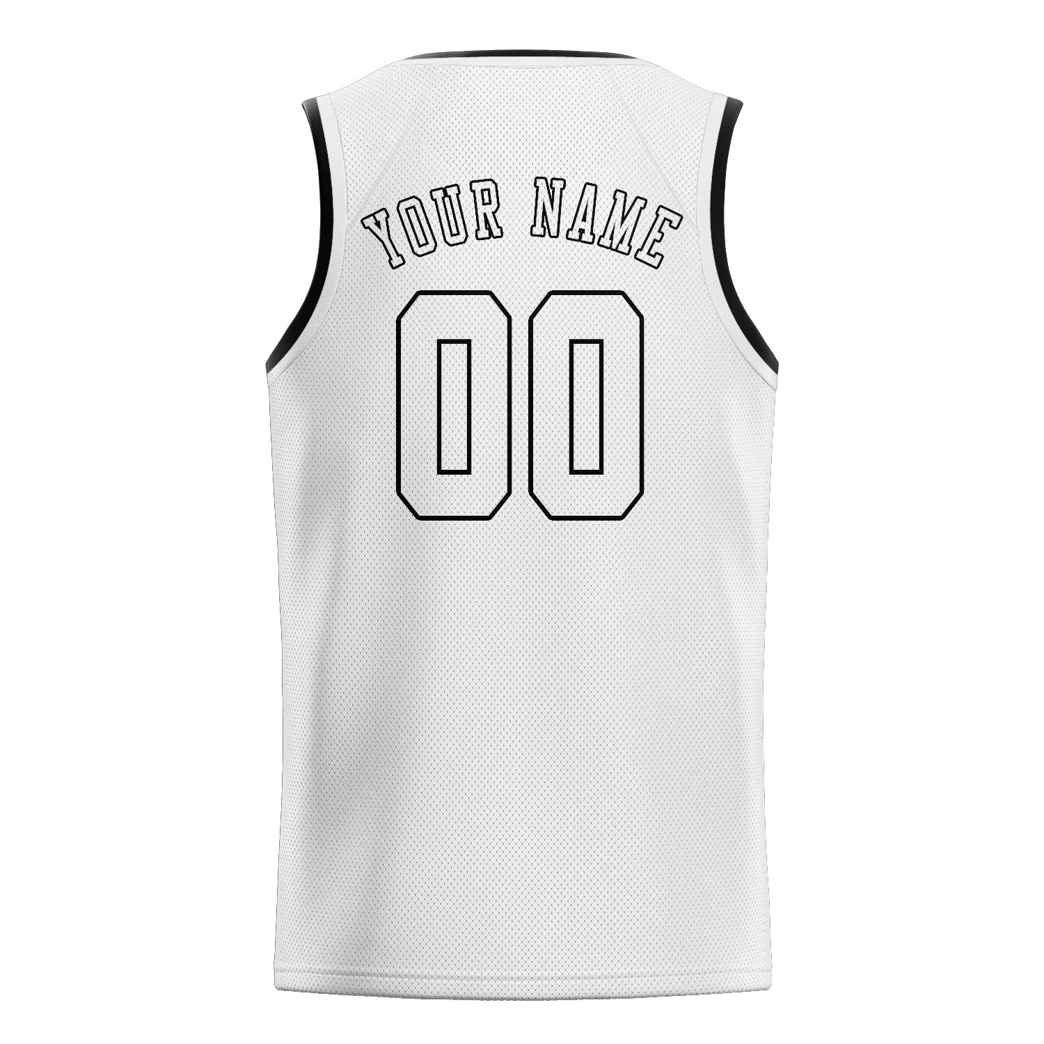 Maillot de basketball blanc personnalisé
