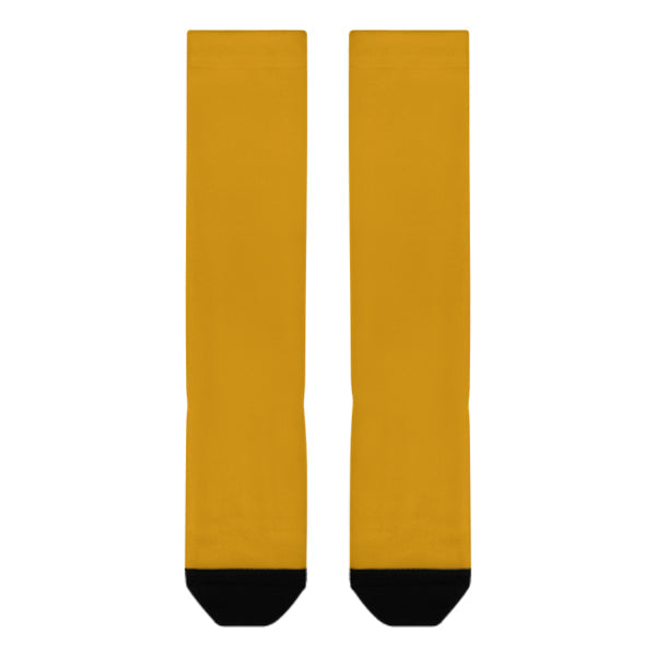 Chaussettes jaunes personnalisées