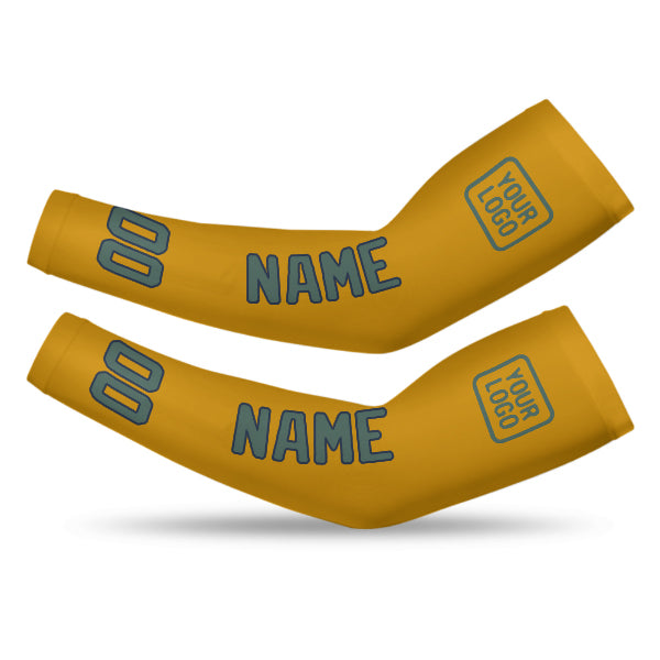 Custom Yellow Blue Green Arm Sleeve