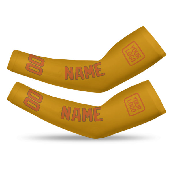 Custom Yellow Orange Arm Sleeve
