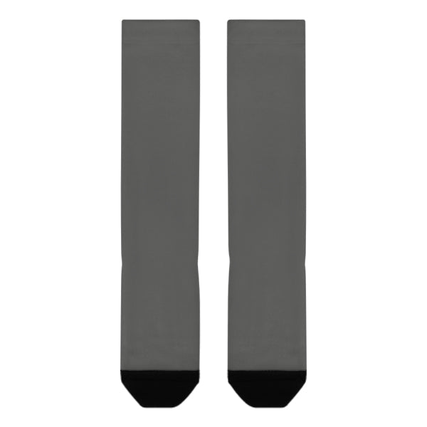 Chaussettes hautes gris foncé personnalisées
