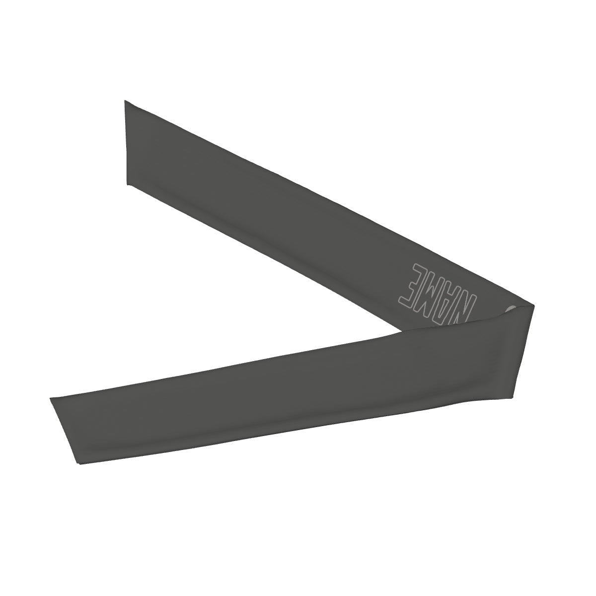 Bandeau gris foncé personnalisé
