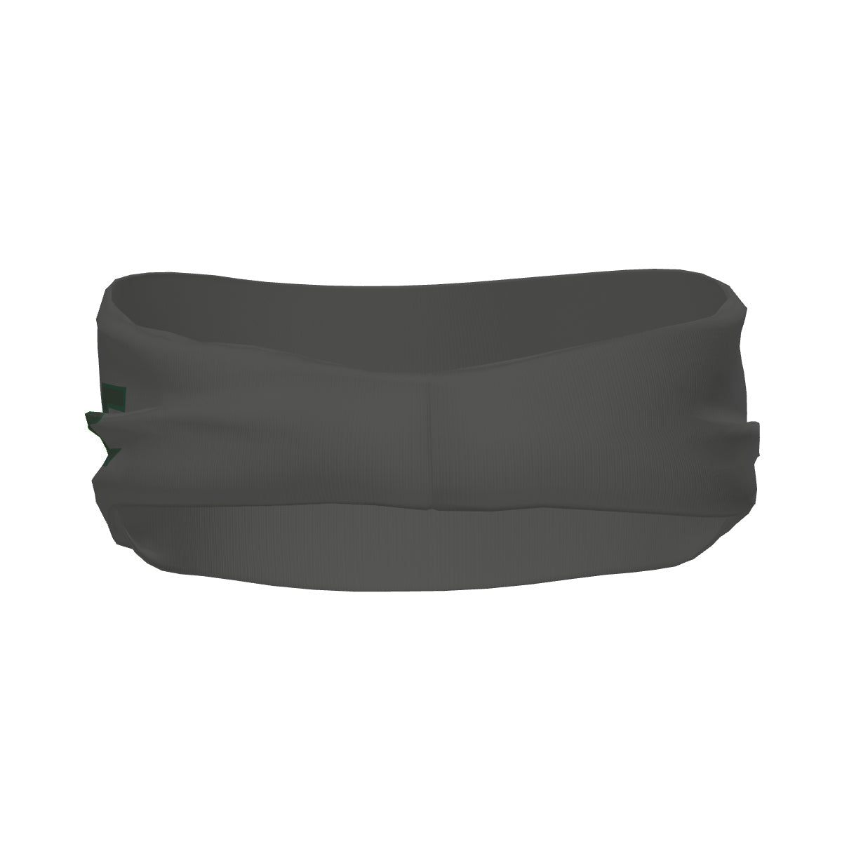 Bandeau de sport personnalisé gris foncé et vert foncé