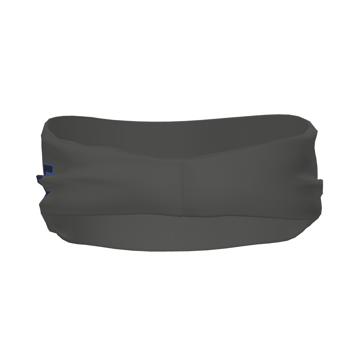 Bandeau de sport personnalisé gris foncé et marine
