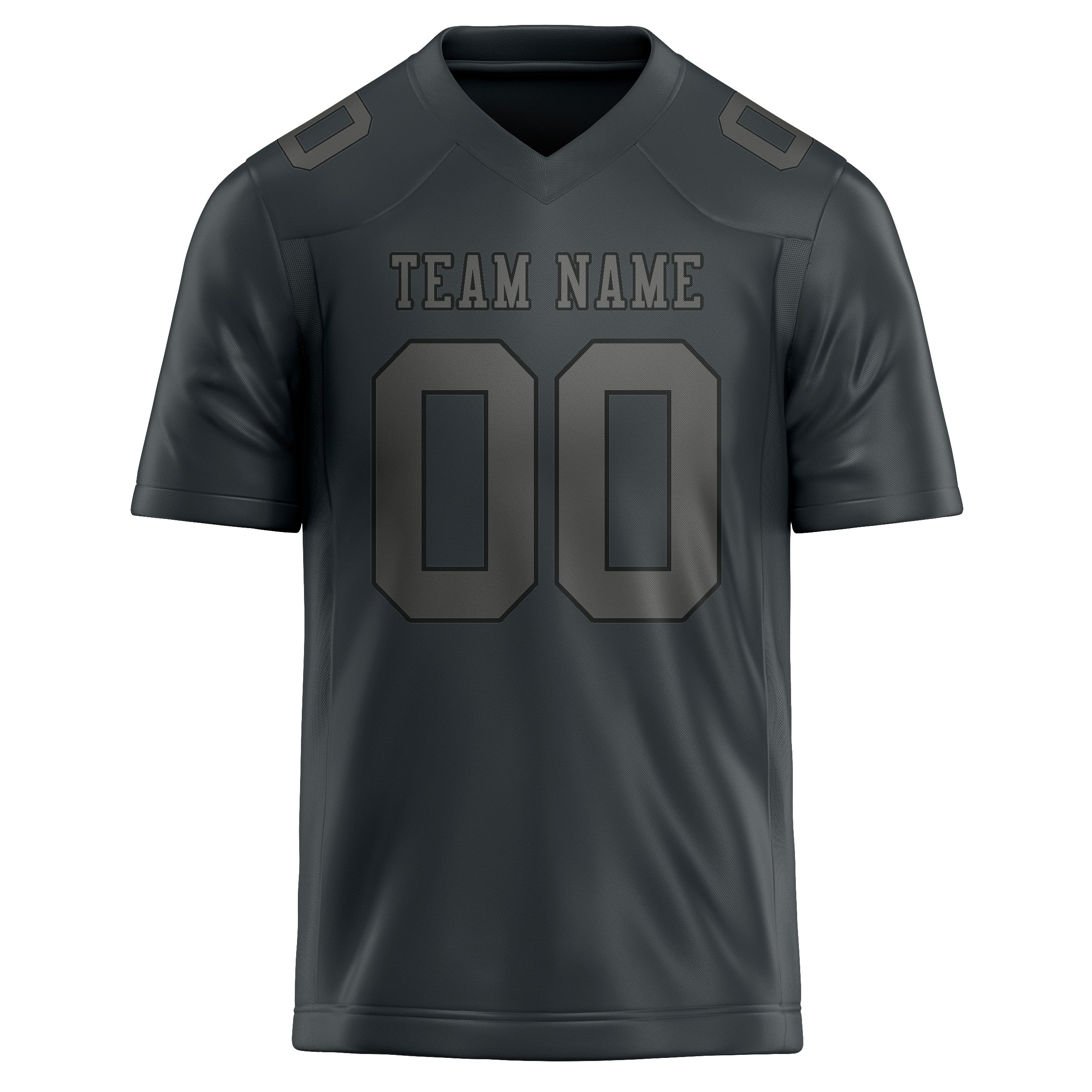 Maillot de football gris foncé personnalisé
