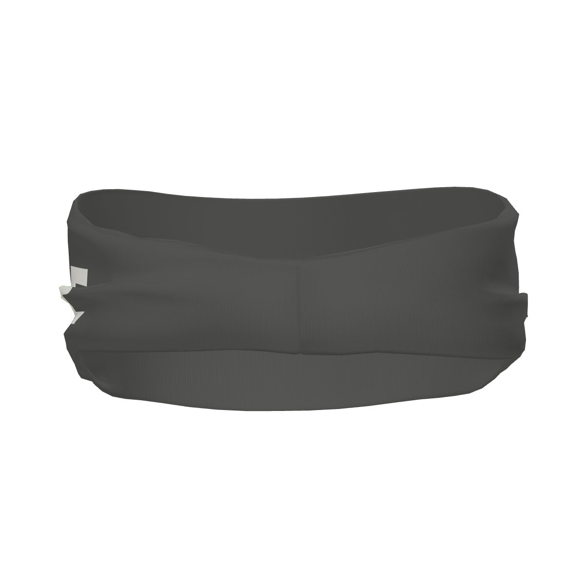 Bandeau de sport personnalisé gris foncé et blanc