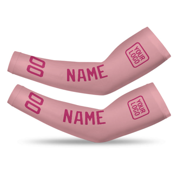 Manchon de bras rose clair personnalisé