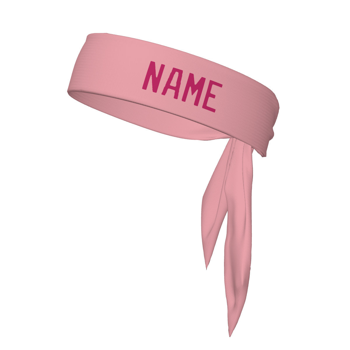 Bandeau rose clair personnalisé