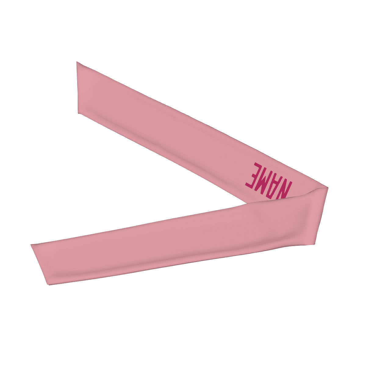 Bandeau rose clair personnalisé