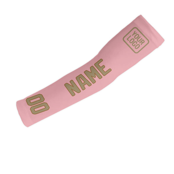 Manchon personnalisé rose clair kaki clair